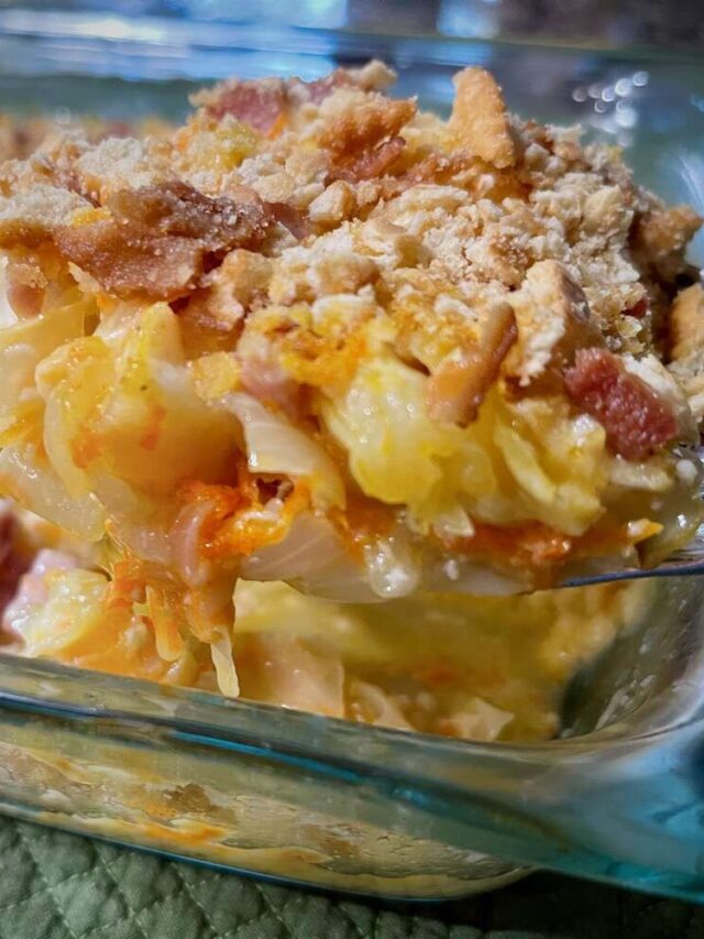 Tasty and Delicious Cabbage and Ham Casserole You Can’t Resist